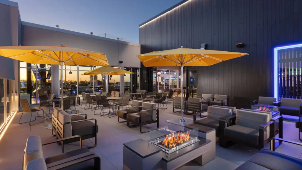 Topgolf El Segundo Rooftop Terrace